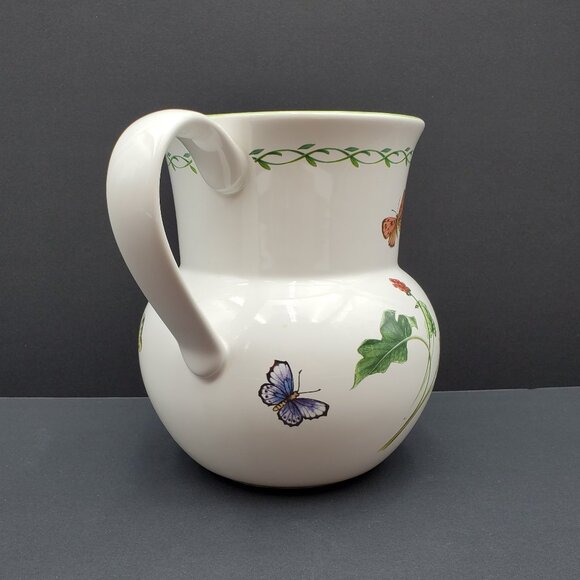 Studio Nova Garden Bloom Pitcher Floral Butterfly 60 Oz Pitcher - Picture 6 of 9